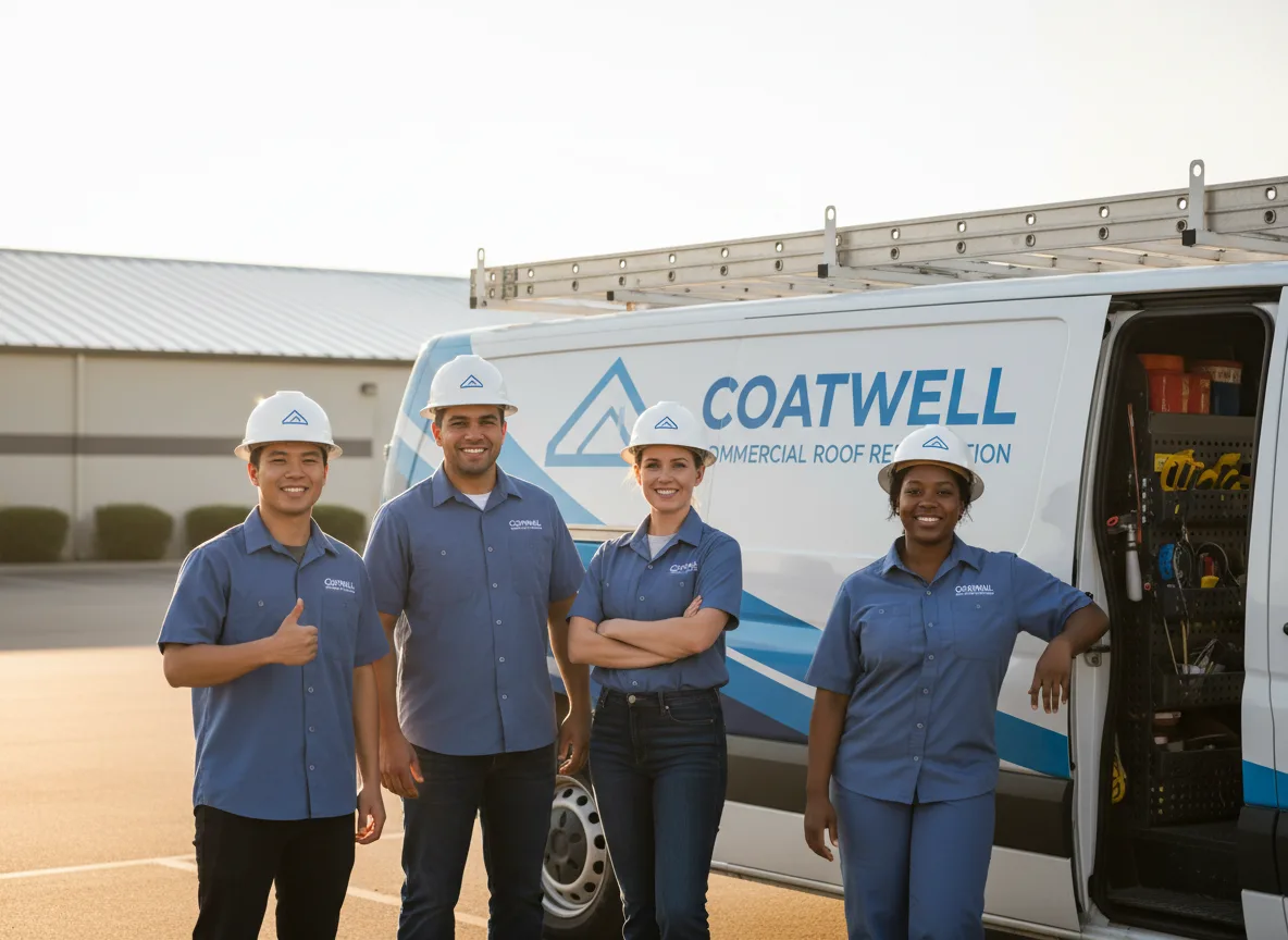 Commercial roof coating company in Moran, KS